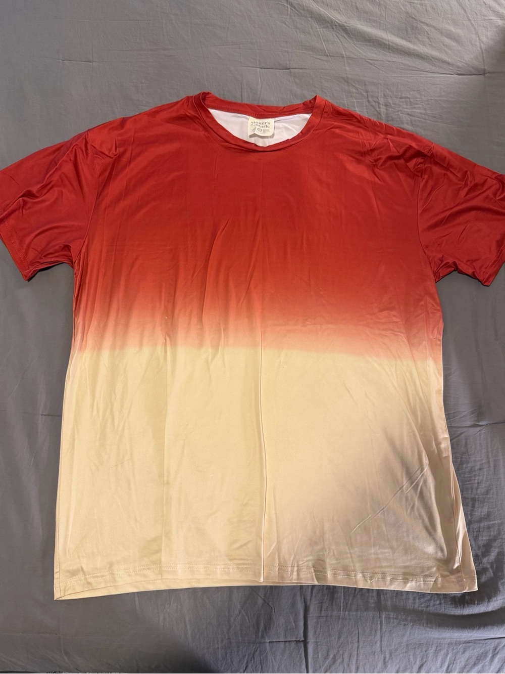 Makers Mark Red to Cream Ombre Short-Sleeve Men's T-Shirt